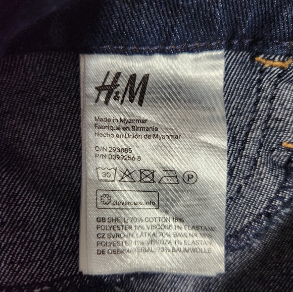 NWOT H&M Skinny Ankle Jeans Size 28 - Picture 2 of 4